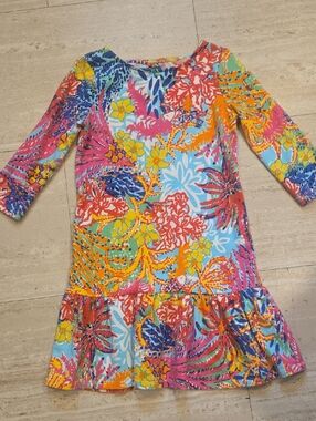 Lilly Pulitzer Bold Floral Print Dress